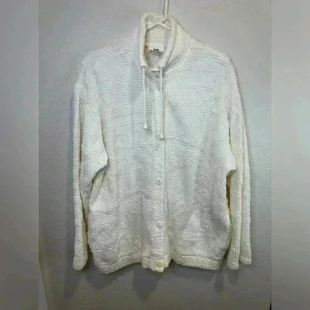 The Produce‎ Company Women’s Vintage Long Sleeves Button Pockets Jacket Size L
